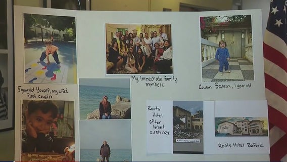 Chicago-area activists call for humanitarian aid for loved ones in Gaza