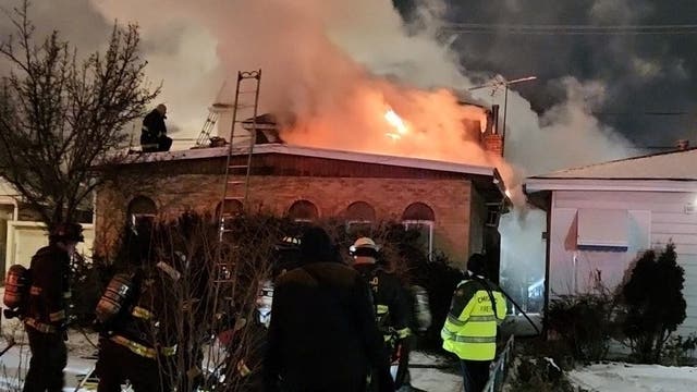 Fire breaks out at Chatham home