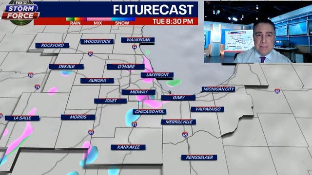 Chicago weather: Cloudy start to the week, highs near 40