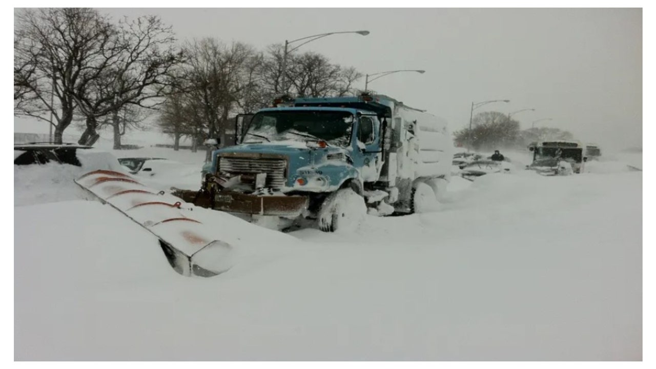 芝加哥最严重的二月暴风雪