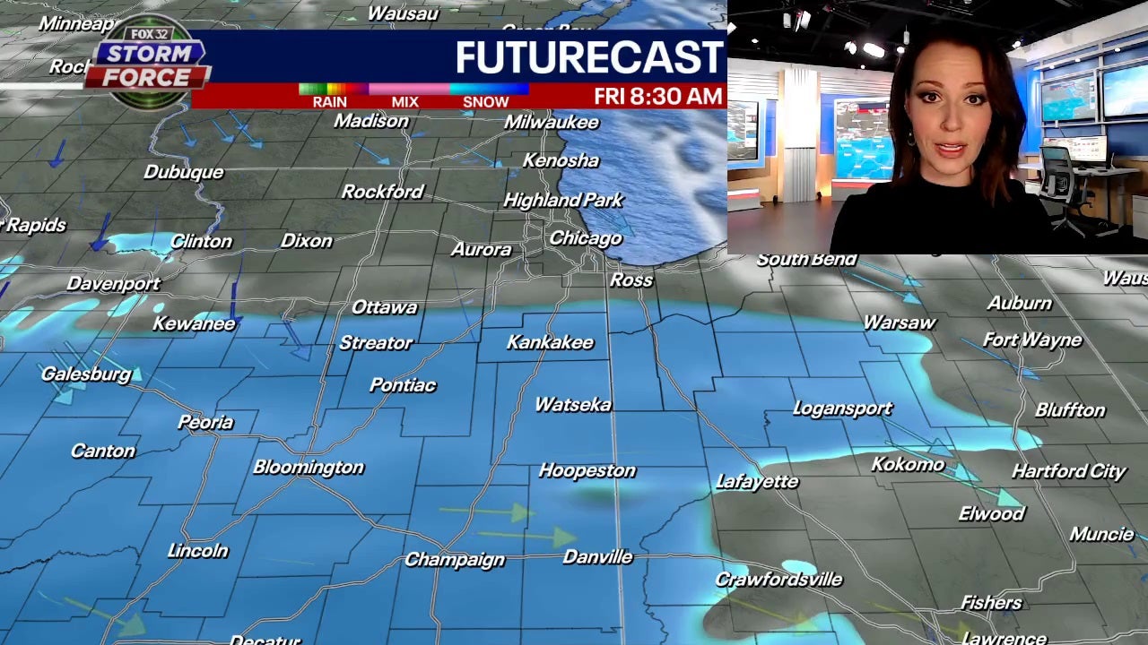 芝加哥天气：积雪可能导致早上通勤路面滑倒