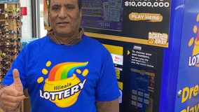 Illinois Lottery player wins $10.4M after buying ticket from Cook County gas station