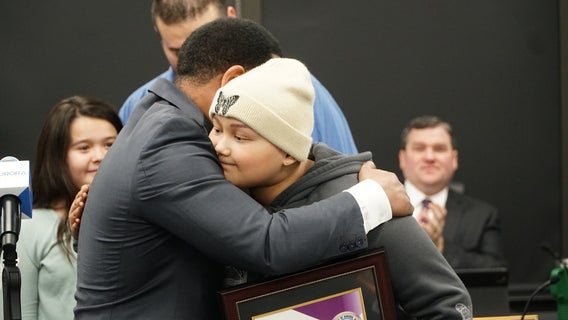 Aurora honors 12-year-old Abigail Ayala on World Cancer Day