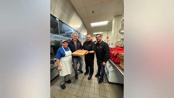 Chicago pizzeria delivers 20 pizzas to Mercy Home for Boys & Girls for National Pizza Day
