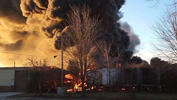 Fire breaks out at warehouse near O'Hare Airport; 1 hurt