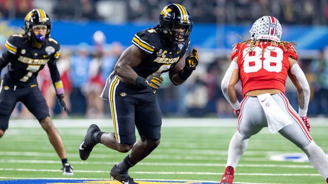 NFL Combine: How Mizzou EDGE Darius Robinson's draft stock mirrors Darnell Wright's: 'Just cut my tape'