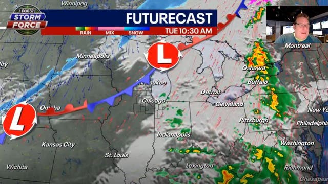 Chicago's weather whiplash: From sunshine to possible thunderstorms and snow