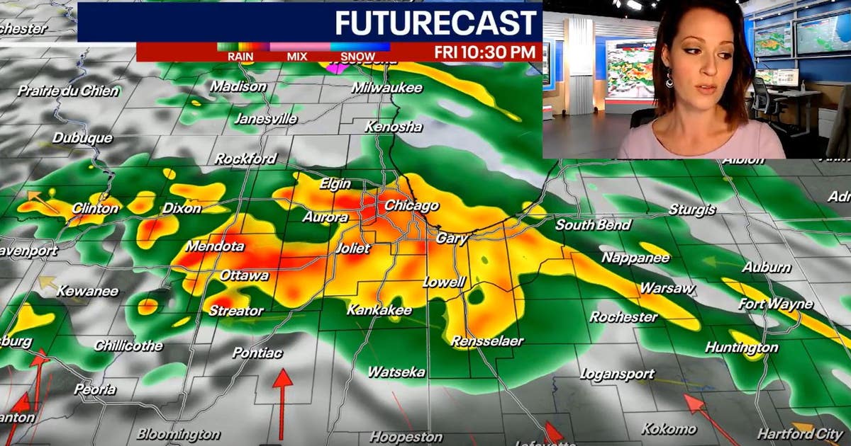 Chicago weather: Heavy rain and storms move in tonight, some could be ...