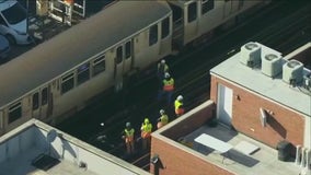 Fire erupts on CTA train tracks on North Side