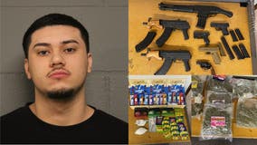 Cook County man on electronic monitoring for felony charges arrested with guns, drugs