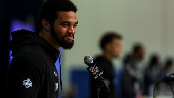 Bears, Caleb Williams reportedly work on offense install during pre-draft meet