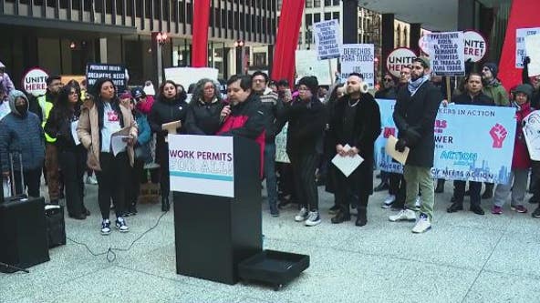 Rally in downtown Chicago calls for easier work permit process