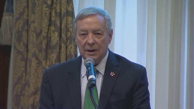 Durbin, 79, undergoes hip replacement surgery in Illinois