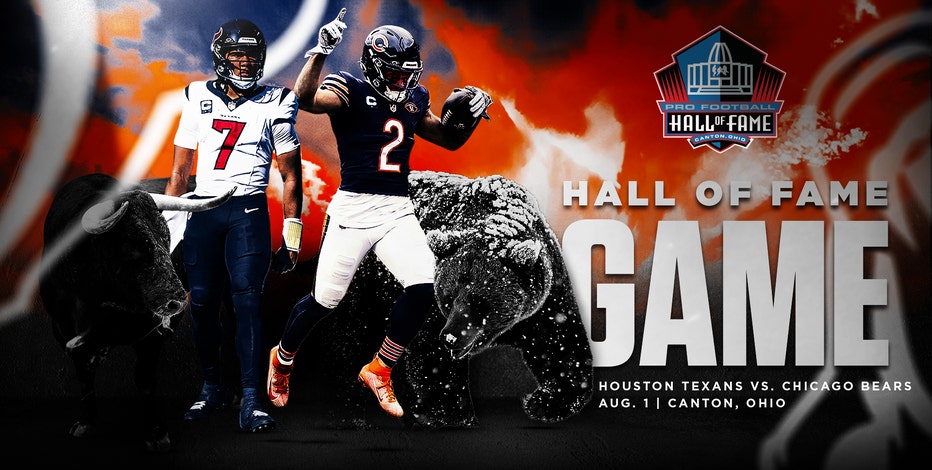 Chicago Bears to kick off 2024 NFL preseason with Hall of Fame Game against Houston