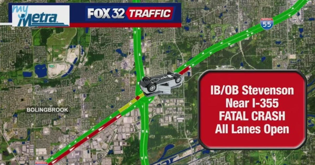 Stevenson Expressway crash leaves motorcyclist dead | FOX 32 Chicago