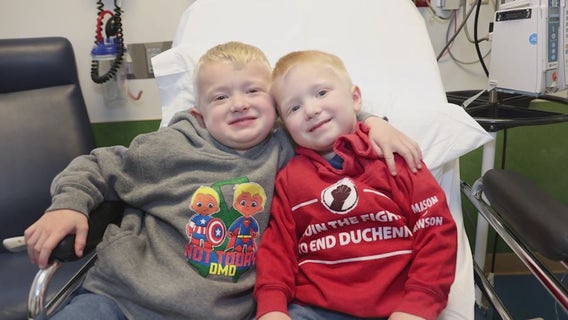 6-year-old jumps for first time after muscular dystrophy treatment at Lurie Children's Hospital