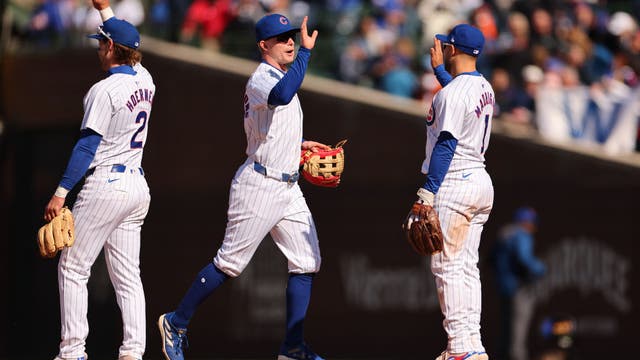 Crow-Armstrong homers for his first big league hit as the Cubs beat the Astros 3-1
