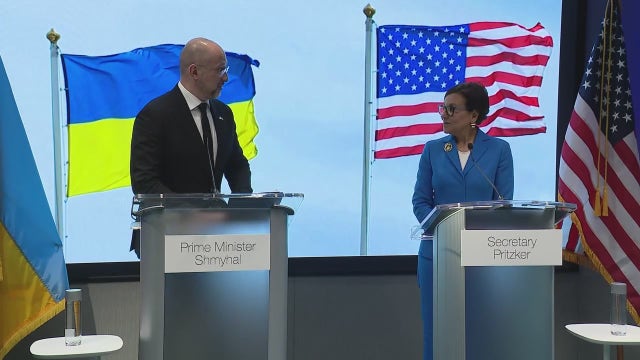 Ukrainian prime minister urges investment during Chicago visit