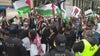 Protests flare at Daley Plaza commemoration of Israel's founding