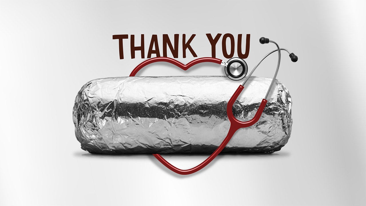 Chipotle giving away free burritos to health care workers How to get yours