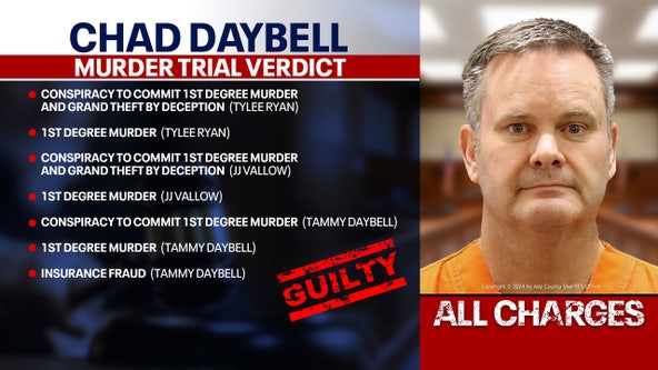 Chad Daybell found guilty on all charges in triple murder trial