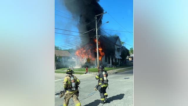 2 dogs injured after fire erupts at Joliet home