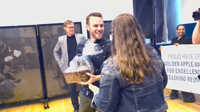 Chicago teacher Joseph Cella receives Golden Apple award