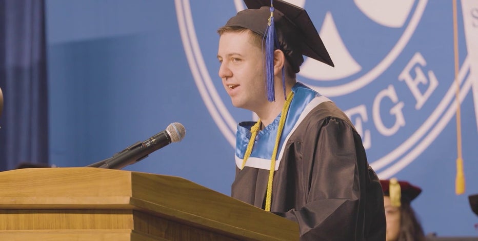 Elgin student uses health struggles to inspire graduates in commencement address