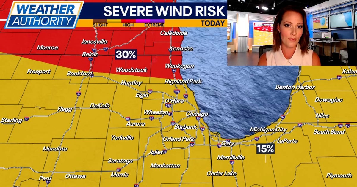 Chicago weather: Severe storms with damaging winds possible Tuesday ...