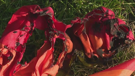 Far South Side church's Pride flags set ablaze by vandals