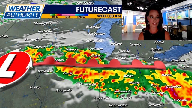 Chicago weather: Storms remain possible tonight