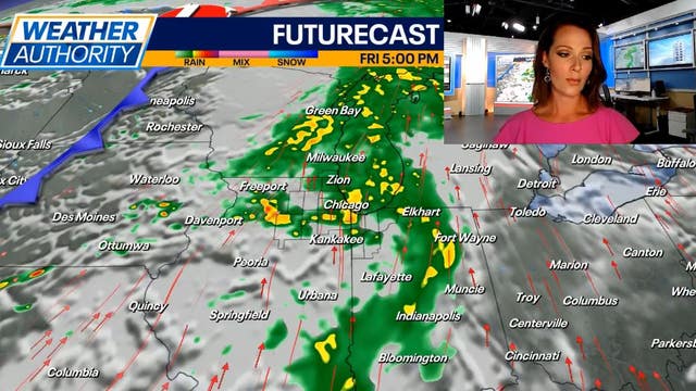 Chicago weather: Cooler temps tomorrow but warmth, rain chances return by Friday