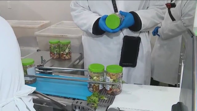 Behind-the-scenes at Farmer's Fridge factory in Chicago