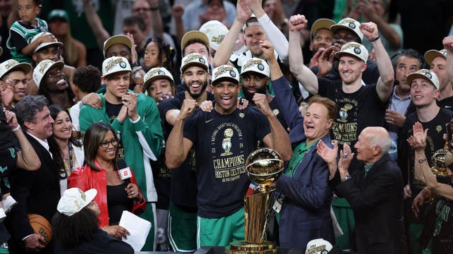 Boston Celtics earn their record-breaking 18th NBA title with 106-88 Game 5 win over the Dallas Mavericks