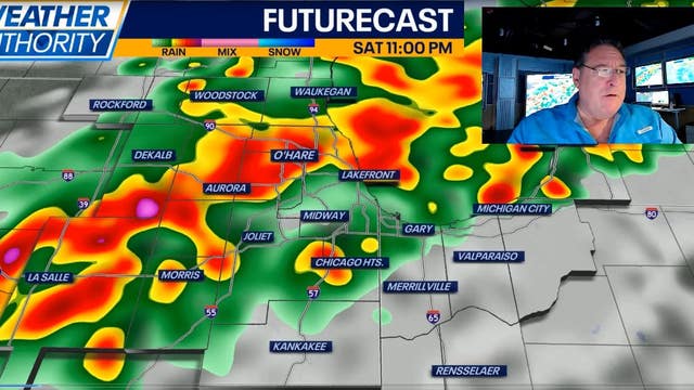 Strong storms pass through Chicago area causing flooding