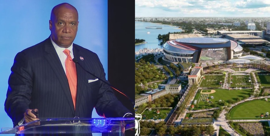 Bears CEO promotes lakefront domed stadium to Chicago business leaders