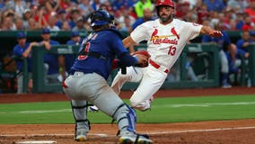 Arenado's two-run single in the eighth helps Cardinals beat Cubs 5-4 for a doubleheader sweep