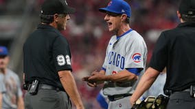 Hilliard ties it with pinch-hit HR in 9th and Doyle's single in 10th lifts Rockies over Cubs 6-5