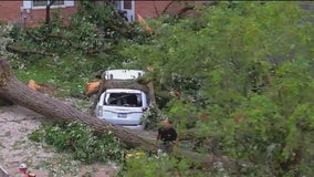 Manhattan residents begin cleanup after 'very scary' storm blows through