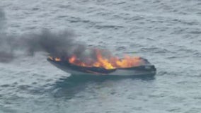 2 seriously injured after boat explodes in Lake Michigan near Waukegan