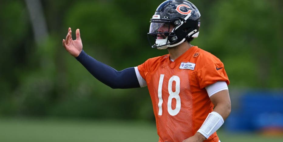 Caleb Williams the receiver? Takeaways from the first practice at Chicago Bears training camp