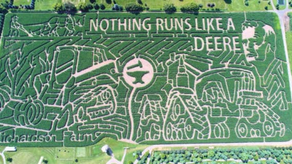 Richardson Adventure Farm reveals this year's design for 'world's largest corn maze'