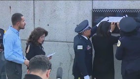 Fallen Chicago Police Officer Luis Huesca’s name added to Gold Star Memorial Wall