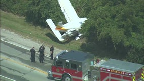 Small plane with two onboard crashes in suburban Roselle