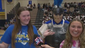 Highland High School brings the Trojan energy for Orange Friday