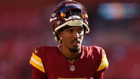 Washington rookie QB Jayden Daniels misses practice with rib injury ahead of Bears game