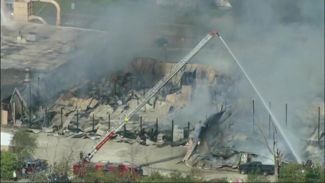 Massive fire destroys New Lenox cabinet company: 'We did everything we could'