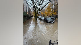 VIDEO: Broken water main floods Wicker Park street