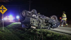 Four hospitalized after Thanksgiving crash near Woodstock