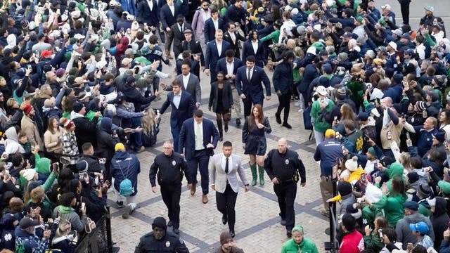 The College Football Playoff championship game is set: Notre Dame vs. Ohio State